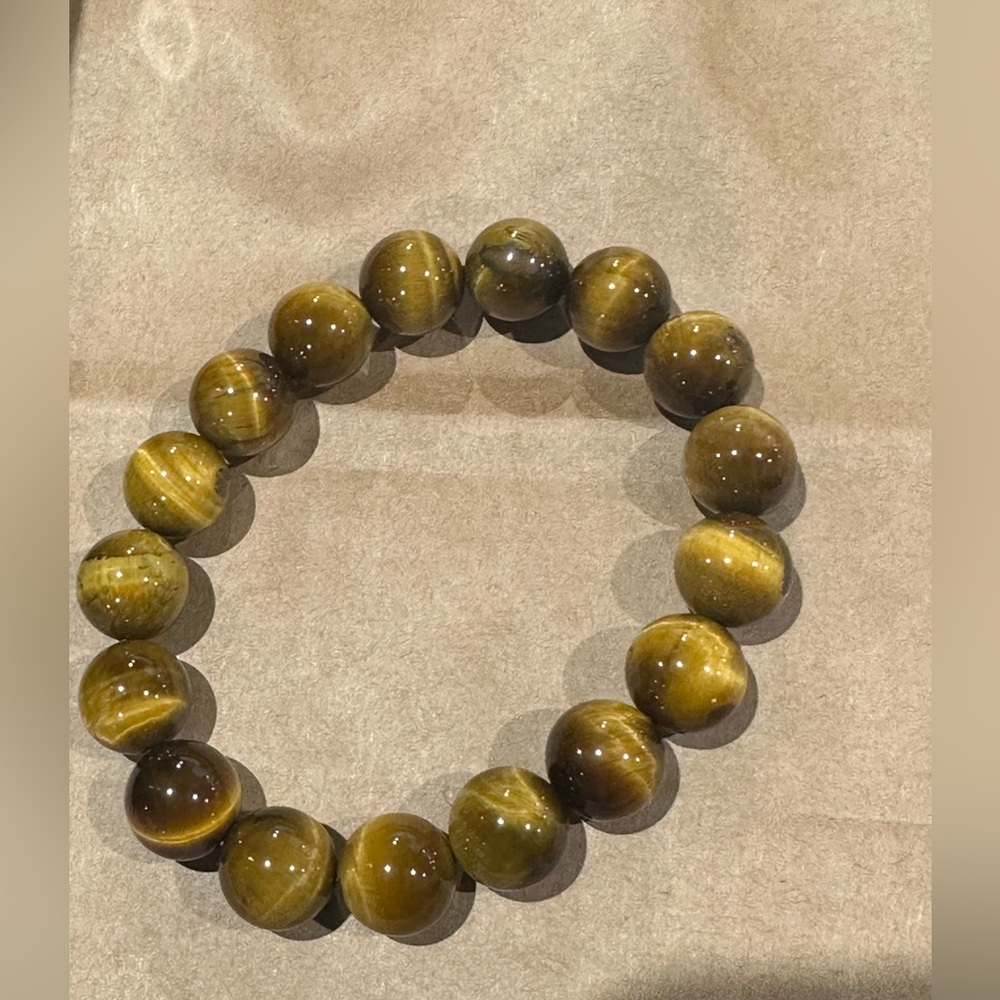 NWOT Tiger Eye Glass stone Bracelet